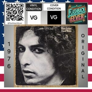 BOB DYLAN•Hard Rain•1976 US (#PC 34349)•Santa Maria Pressing